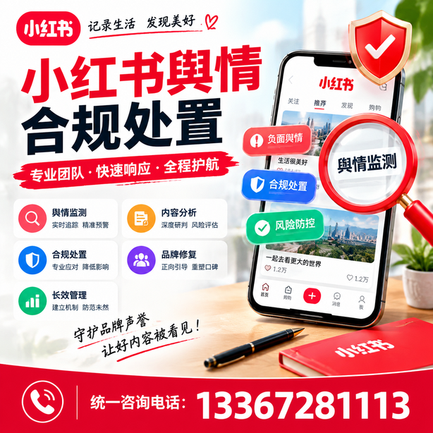 嘉峪关小红书舆情合规处置